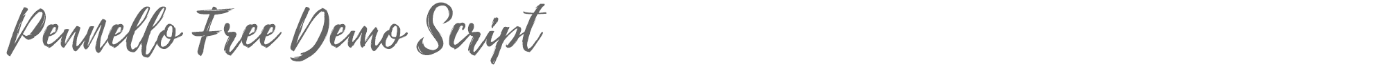 Pennello Pennelo Free Demo.ttf font preview